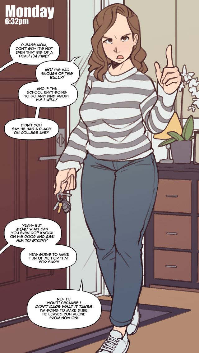 [comic] MOM deals with my bully [english - español] #DFVvgzvN