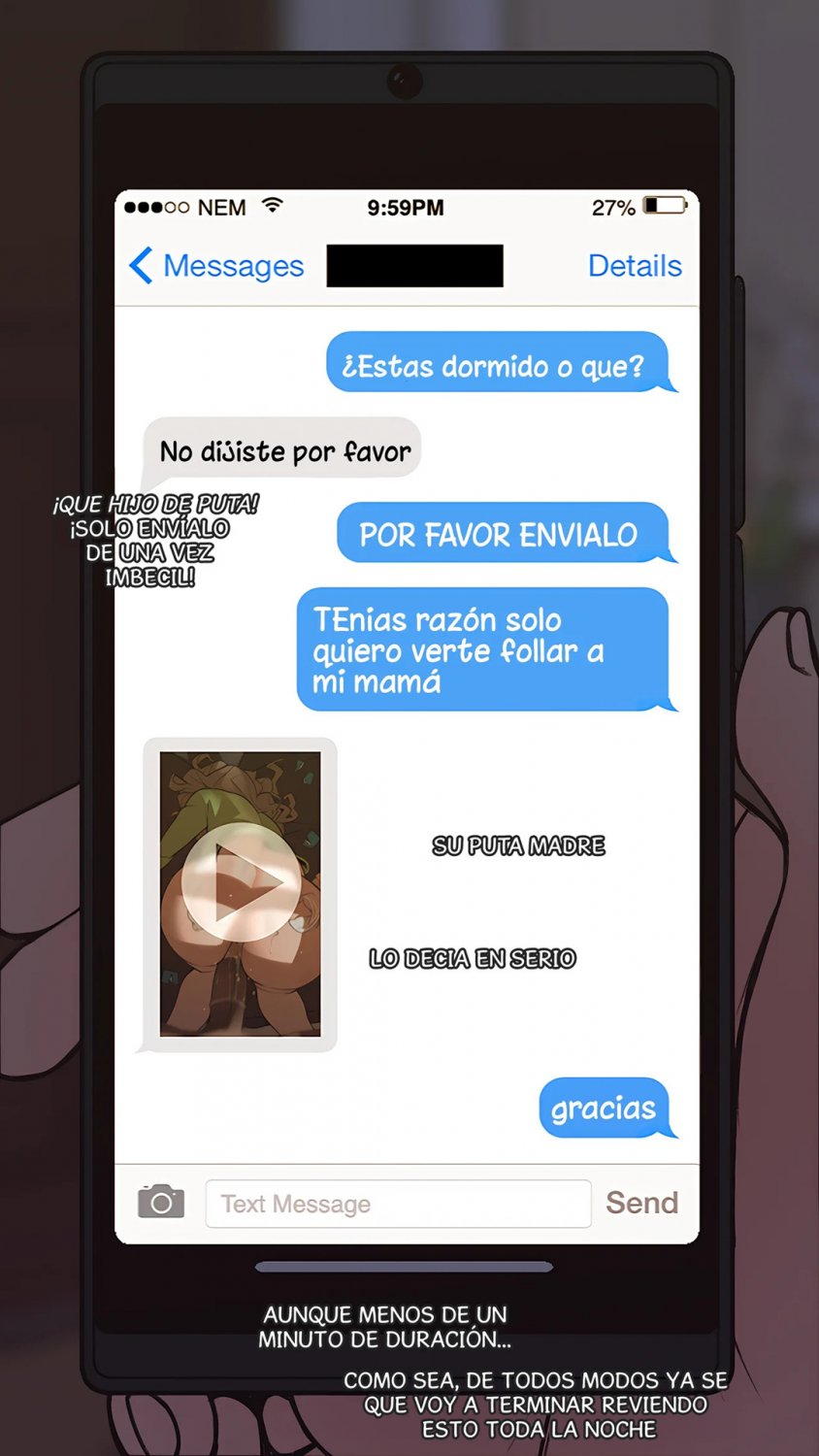 [comic] MOM deals with my bully [english - español] #MVHBMrWa